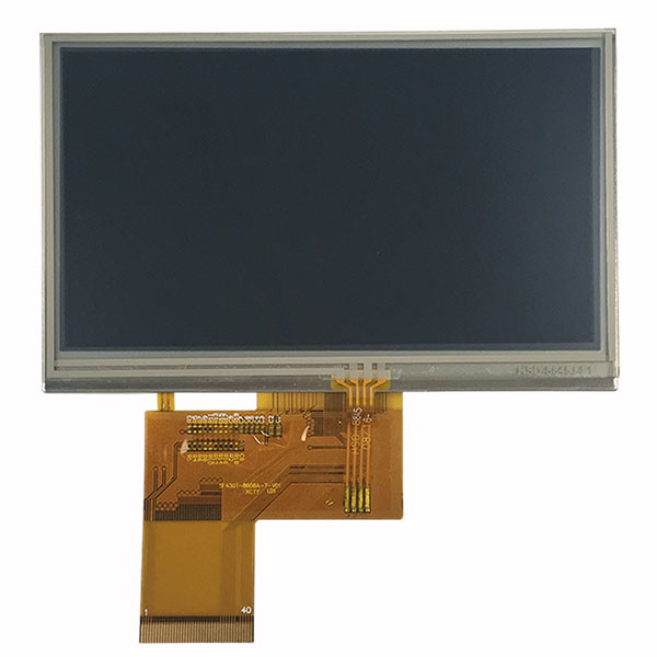 480x272 LCD TFT 4.3 Inch 40 PINS IPS Full Viewing Angle RGB Interface