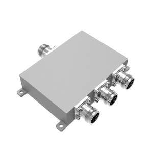 China 350-520MHz 3 Way 4.3-10 Female Wilkinson Power Divider wholesale
