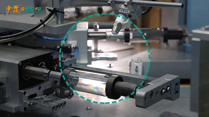 Full Servo 3-color Silk Screen Printing Machine With Vision Camera Orientation For Transparent round Bottle SF-MP310