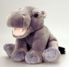 China Lovely Sitting Pose Grey Hippo Stuffed Stuffed Animal Toys For Promotion Gifts wholesale