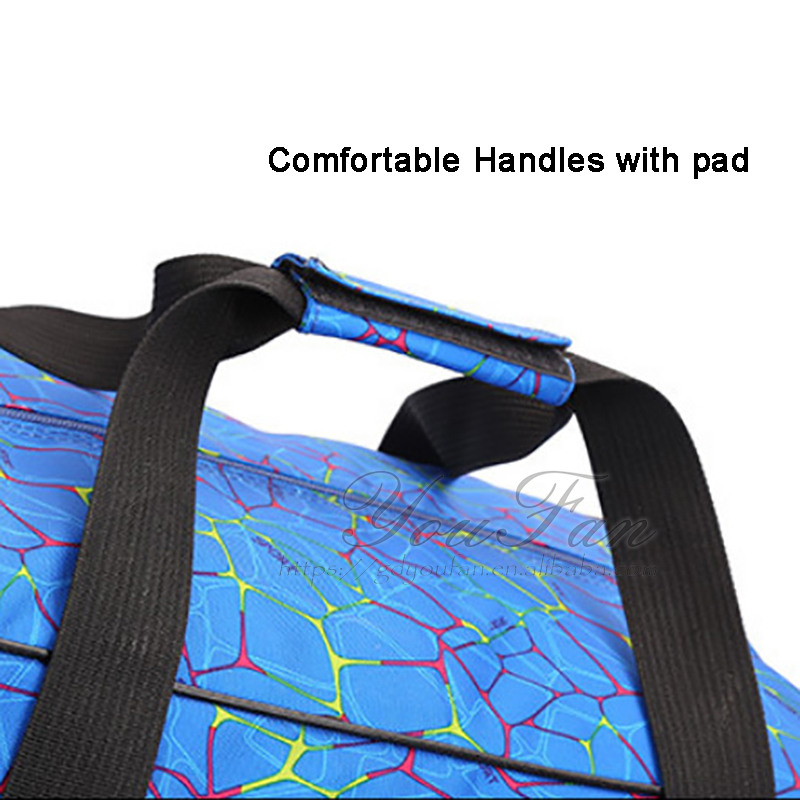 Casual Travel Duffel Bags , Smooth Zipper Closure Carry On Duffel Bag