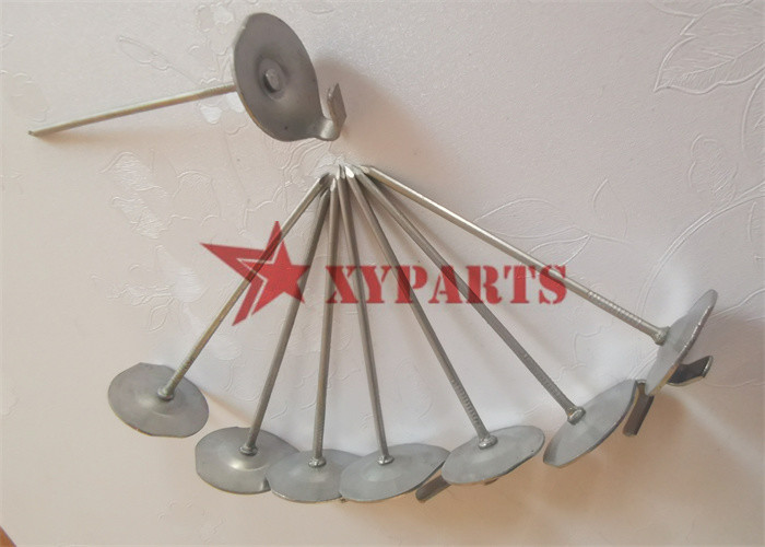 Metal Jacket Lacing Anchors With Speed Clips For Removable Insulation Blankets