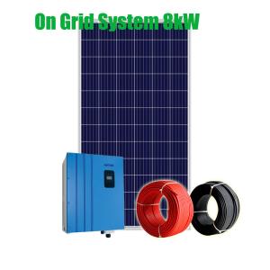 China All Aluminum 8KW 50Hz 220V On Grid Solar PV System wholesale