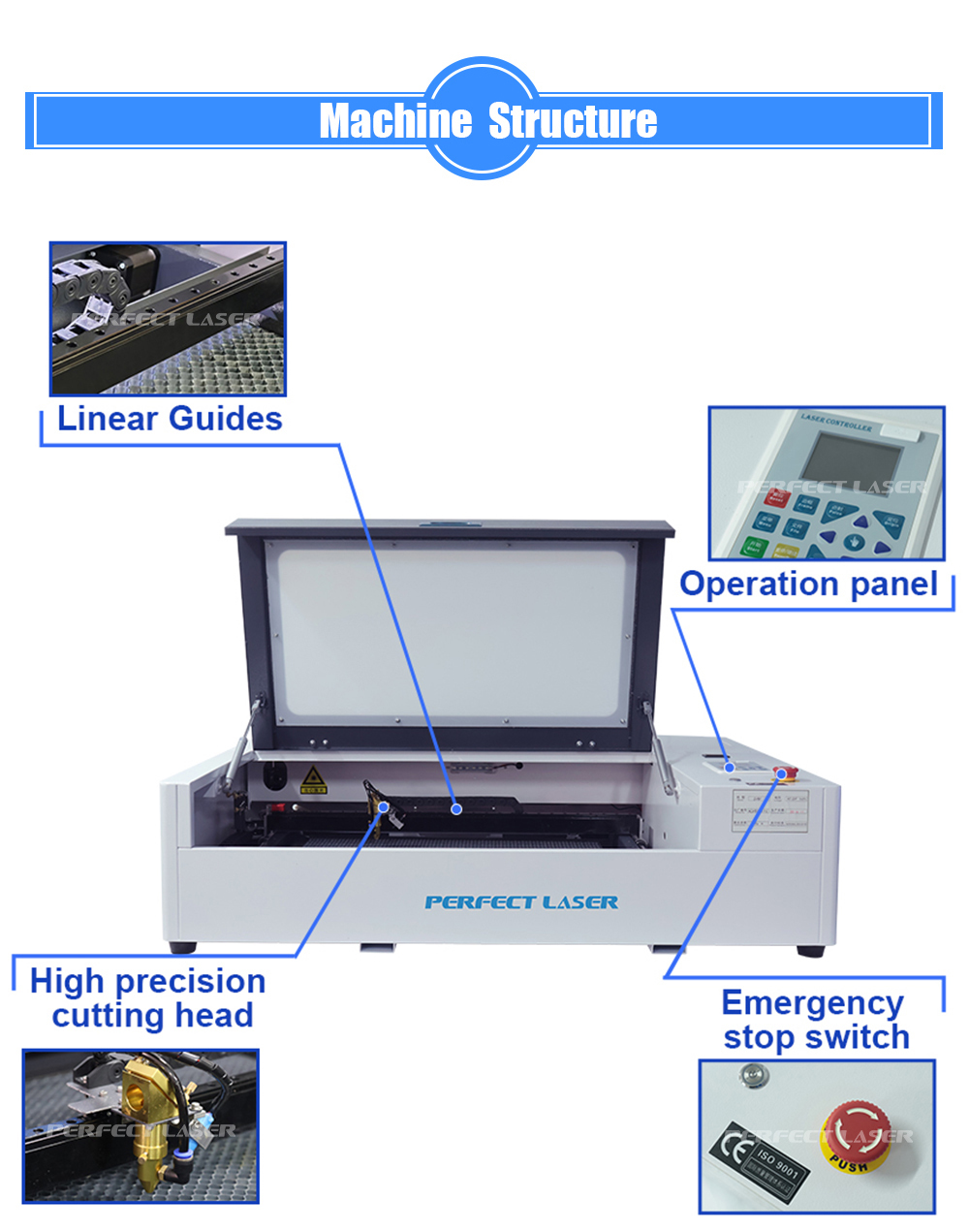 6040 Portable Desktop Hammer Painting Glass Painting Laser Engraving Machine