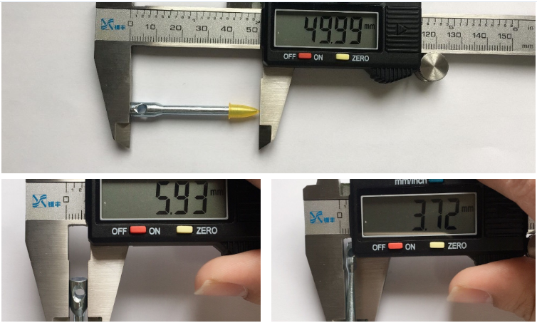 High Velocity Powers Drive Pins Eye Drive Pins Zinc Thickness 5 Micron