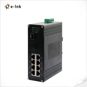 China Industrial 8-Port 10/100/1000Base-T + 1-Port 1000Base-X Ethernet Switch wholesale