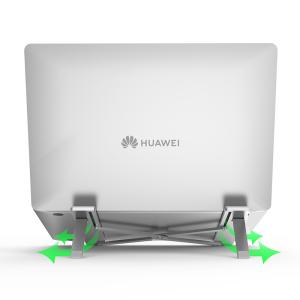 China 385g Collapsible Portable Foldable Laptop Stand Silver W257mm wholesale