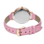 Colorful MOP Leather Strap Quartz Watch Flower Dial Minimalist Swiss Watch
