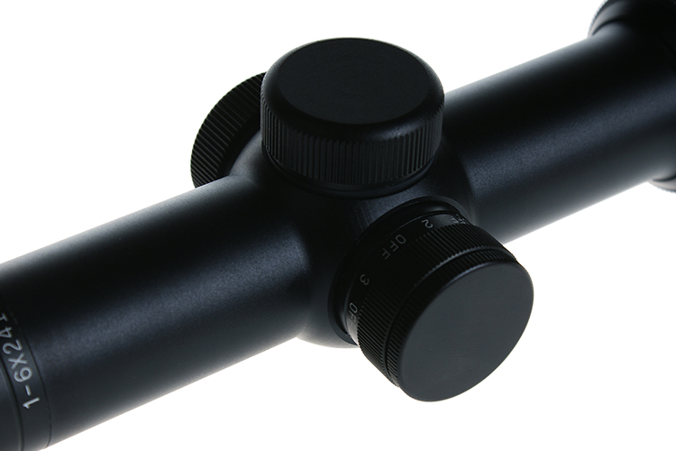 24mm Objective Diameter Red Dot Laser Scope 1-6X24 LPVO Optic Scopes for Professional