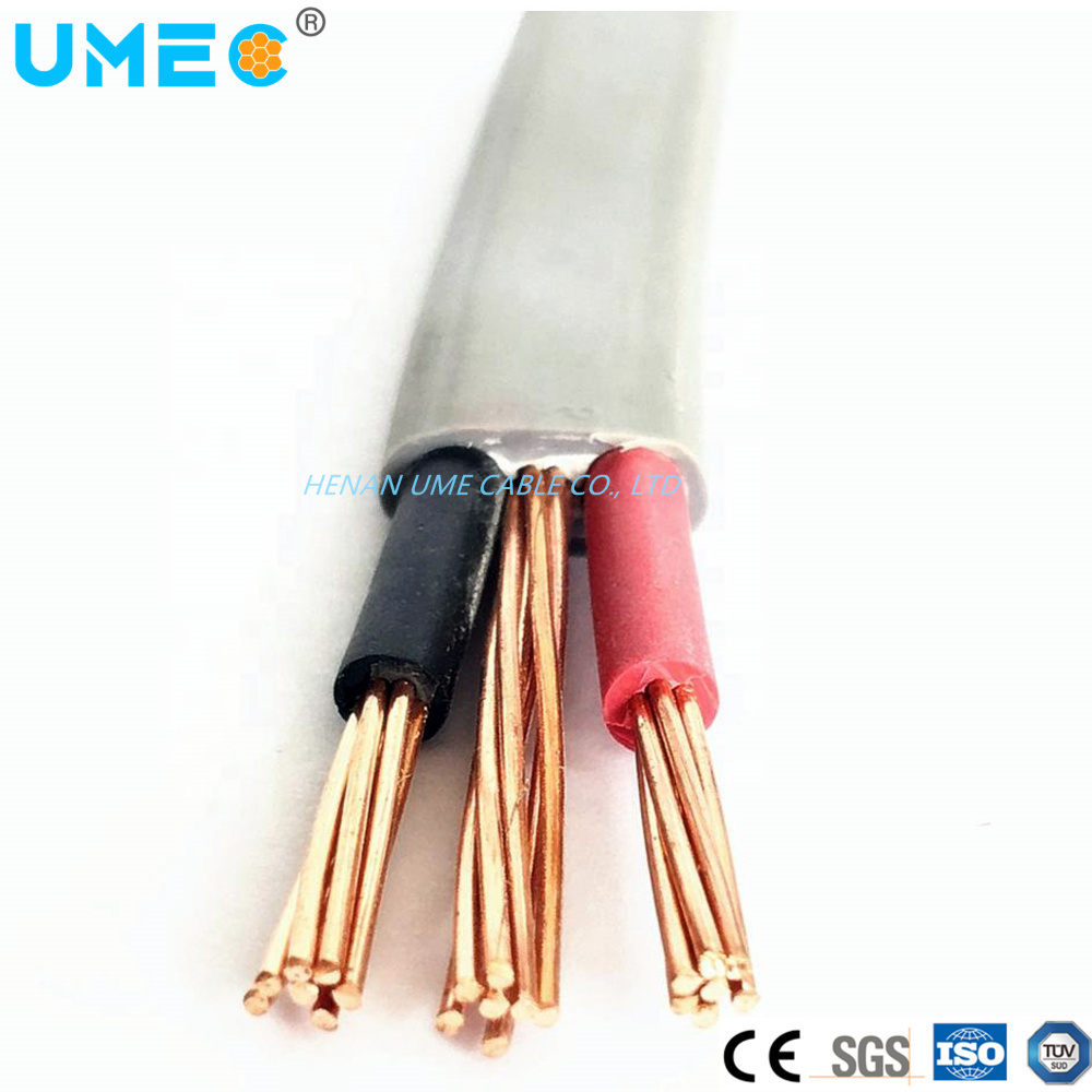 BVVB E PVC Flat Cable 1sqmm1.5sqmm 2.5sqmm 4.0sqmm Twin and Earth TPS Myym Electric Cable