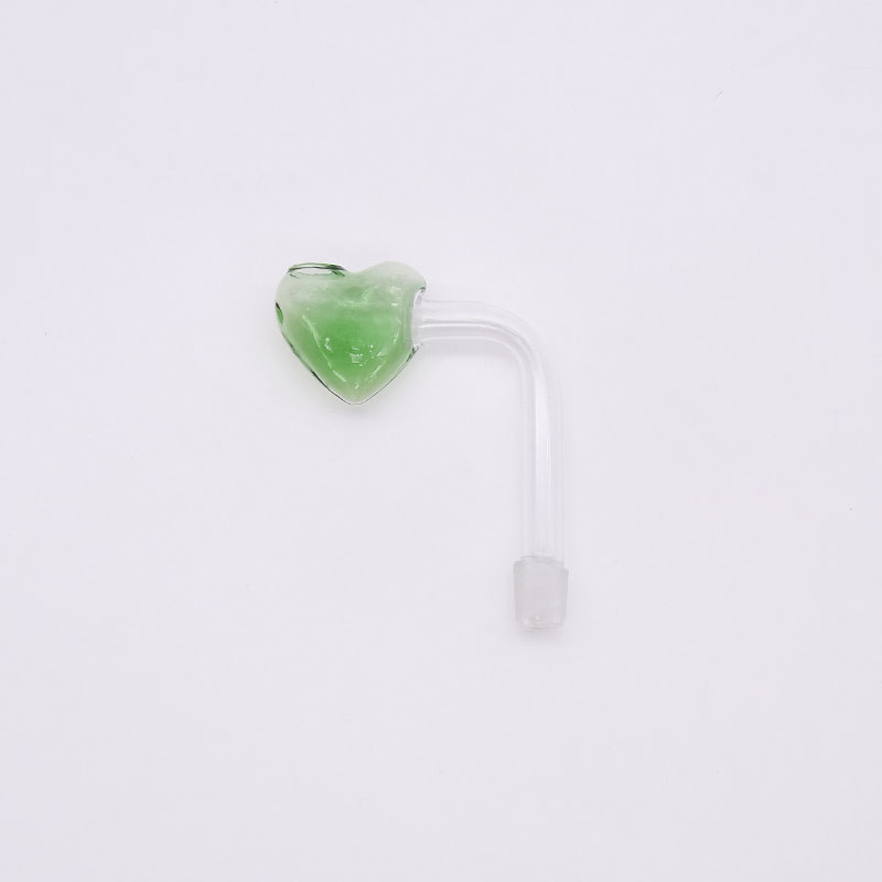 Drinking Curved Inhale Bent Mushroom Head Hookah Pipe