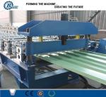 5T Roof Sheet Forming Machine With Cr12Mov Cutter 1000mm Forming Width