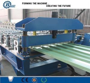 China Building Roof Panel Roll Forming Machine With Hydraulic Cutting Type wholesale