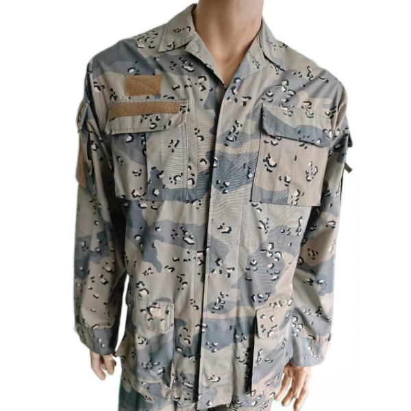 6 Pockets Camouflage BDU Military Uniform Outdoor Tactical Workwear