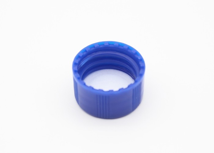 18 Teeth PP Material Plastic Screw Caps Blue / Green Color With Inner Plug