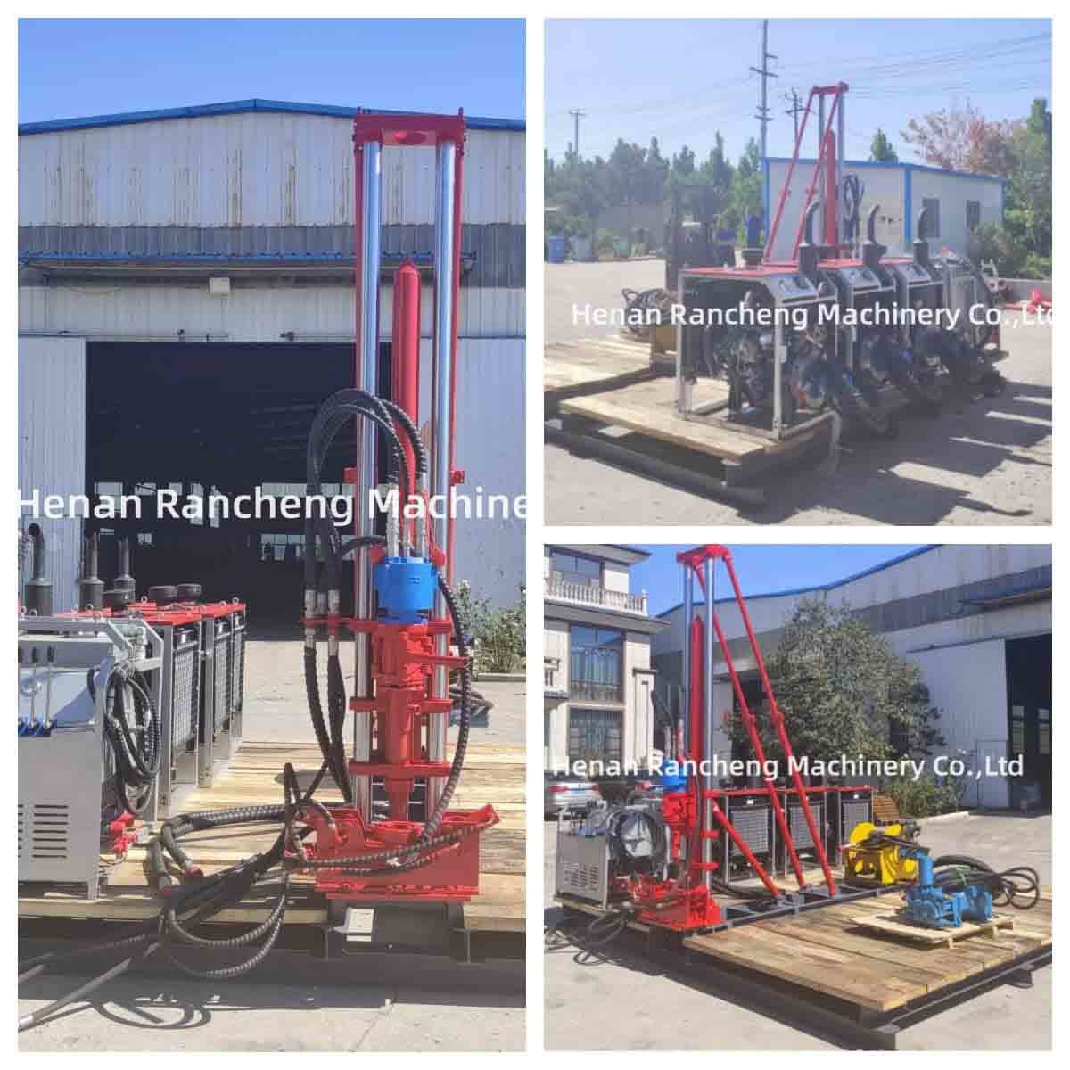 480m Hydraulic Core Drilling Rig Portable Core Drilling With Top Drive Rotation Head And Maximum Rotation Speed