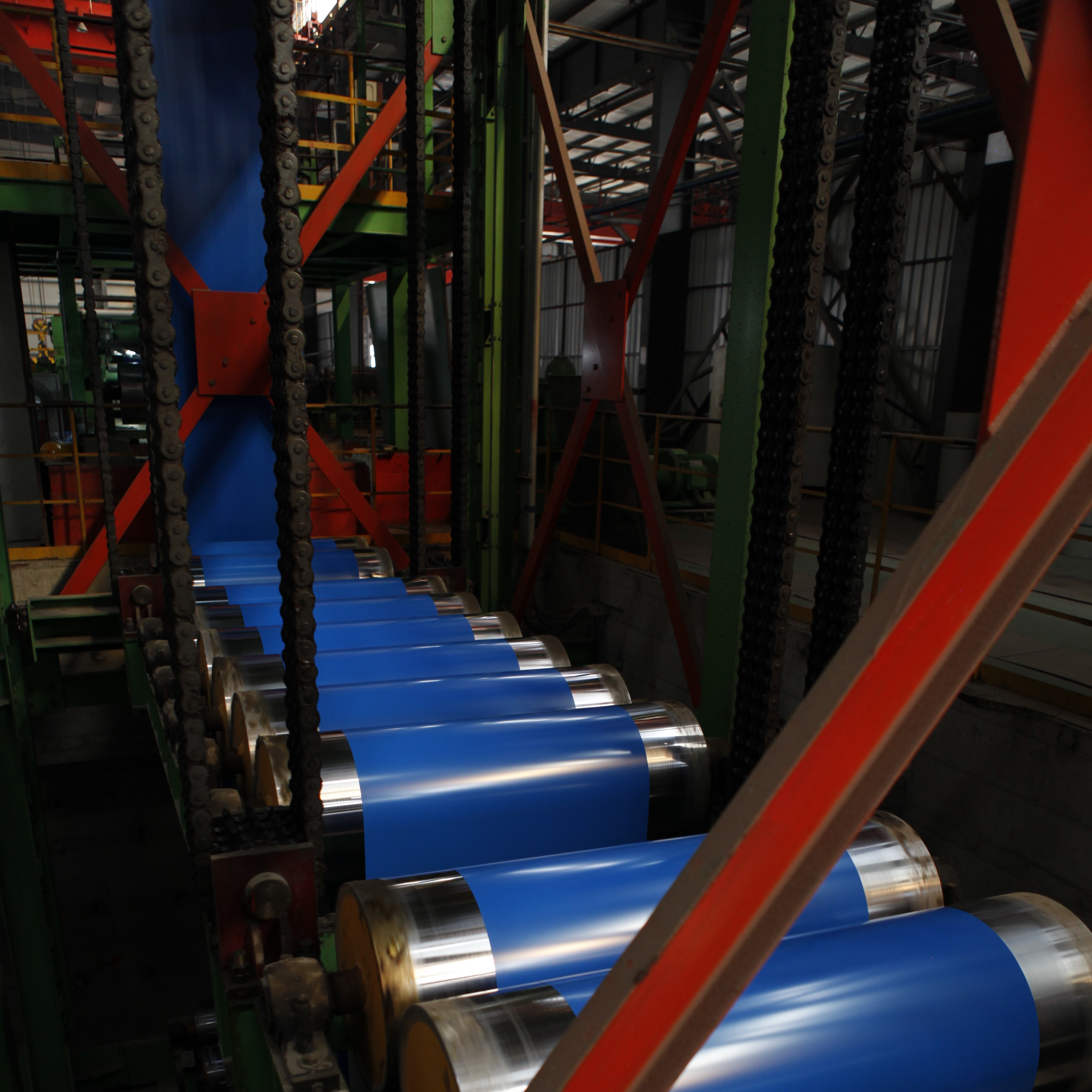 Strip Steel Color Coating Line Machine Laminating Printing Two Three Coating Two Baking
