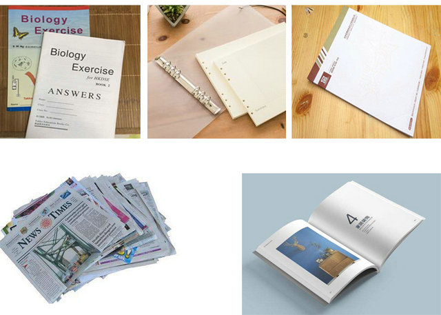 80g Offset Printing Paper Smoothness & tightness For Notebook Making In Roll