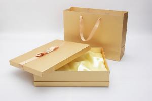 China 100*100*40mm Paper Luxury Cosmetic Packaging Boxes With Ribbon wholesale