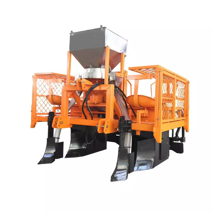 Double Rows Sugarcane Planter Machine , 0.3ha/H Combine Planter