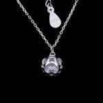 Italy Style Silver Pearl Necklace / Blank 925 Sterling Freshwater Pearl Drop