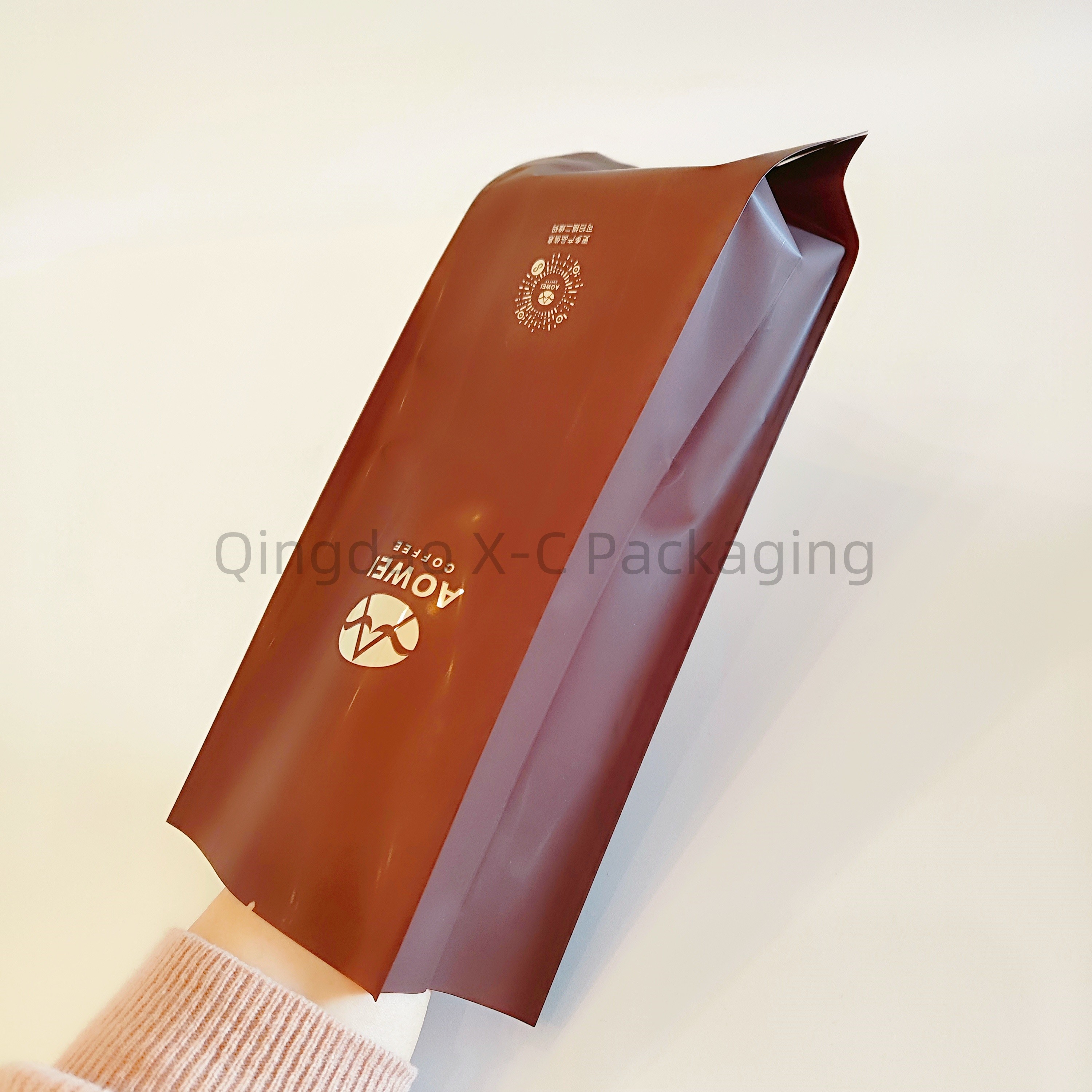 Customized Thick Quad Seal Bags Packaging Stand Up Pouch Flexible Laminated
