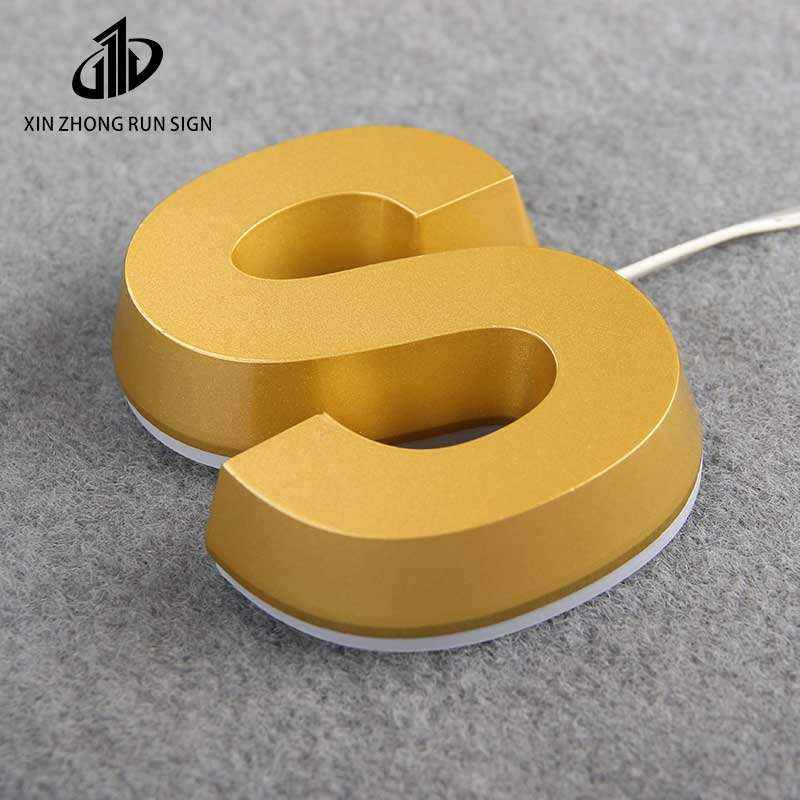 Customized Stainless Steel/Acrylic Size Led Light Emitting 3d Letter Logo