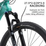 Dark Green SHIMANO Hardtail Mountain Bikes , 22S Sava Mtb 27.5
