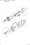 705-55-34190 Komatsu Gear Pump Wheel Loaders WA380 SAL80+36+50+22