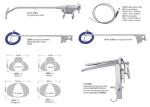 Self Retaining Laryngoscopy Set Surgical Instruments For Laryngology Dept