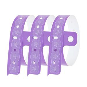 China Water Resistant PVC Bracelet , Personalized Custom Wristbands For Events wholesale