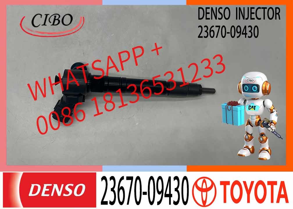 New Common Rail Fuel Injector 23670-09430 23670-0E020 For Toyo-Ta Hilux 2GD-FTV