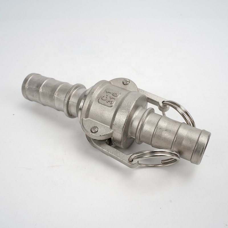Equal Quick Release Camlock Coupling X Hose Adapter Aluminium Brass Stainless Steel Pipe Fittings Water Gas Oil JIS Casting