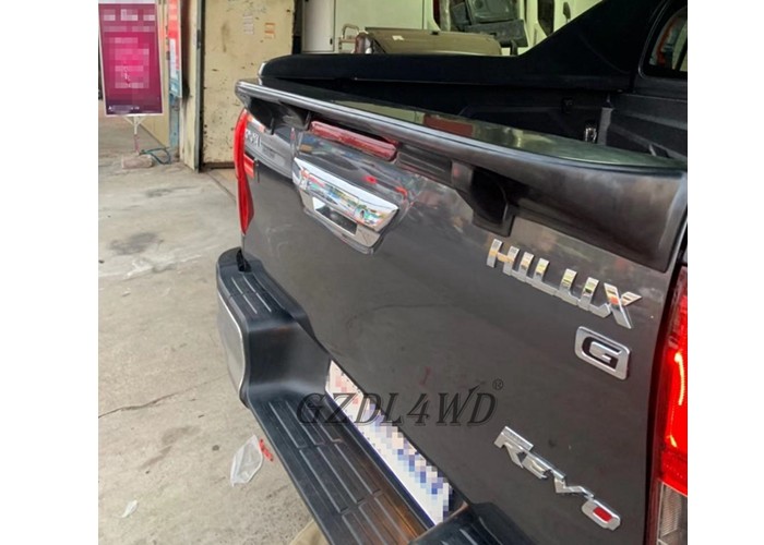 Toyota Hilux Revo Rear Spoiler Aftermarket Accessories / Black Car Spoilers