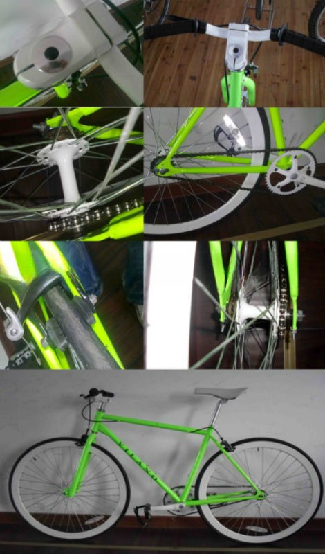 Lightweight Gloss Weight 13KG Frame argon welding 700C Purefix Bike