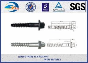 China ZhongYue Railway Fasteners Rail Screw Spike Screws 8.8 Grade wholesale
