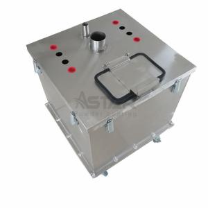China 550x550mm High Thickness Square Powder Coating Hopper wholesale