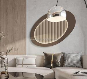 China Home Decor Waterproof Wooden Artwork Led Light Wall Art 3d Wood Carving Painting wholesale