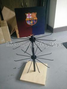 China Novelty Keychain Display Rack Stand Table Top With Logo Printed wholesale