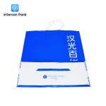 Intercon Pack White Kraft Paper Bags Paper Shopping Bags With Handles