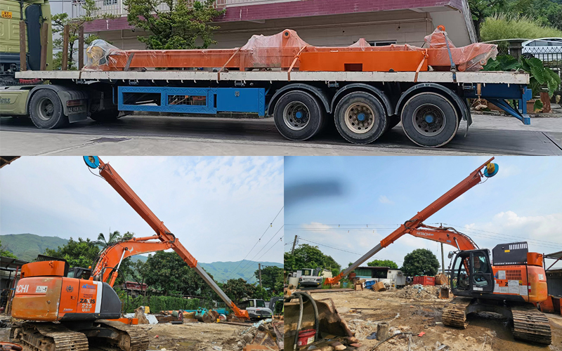 14M Telescopic Excavator Telescopic Arm for Excavator for ZX225