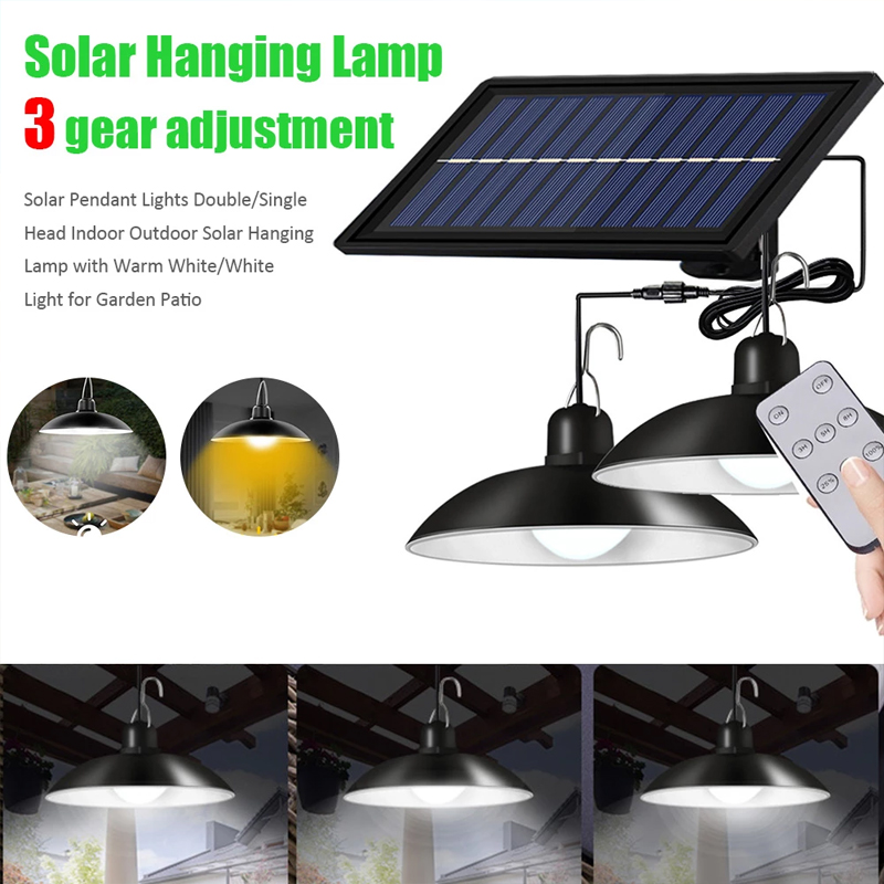 Split Solar Light Remote LED Lights with Extension Outdoor Waterproof Wall Lamp Sunlight Powered Lantern for Garden Street