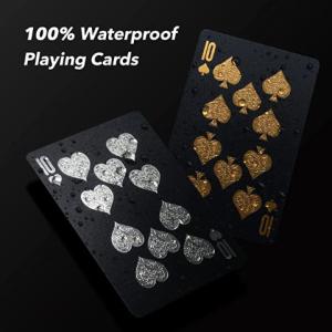 China PET Gold Foil Playing Cards Offset Print Custom Board Game Cards on sale