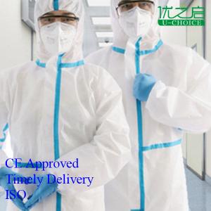 China Non Woven Disposable Protective Coverall Lightweight For Hospital / Working wholesale