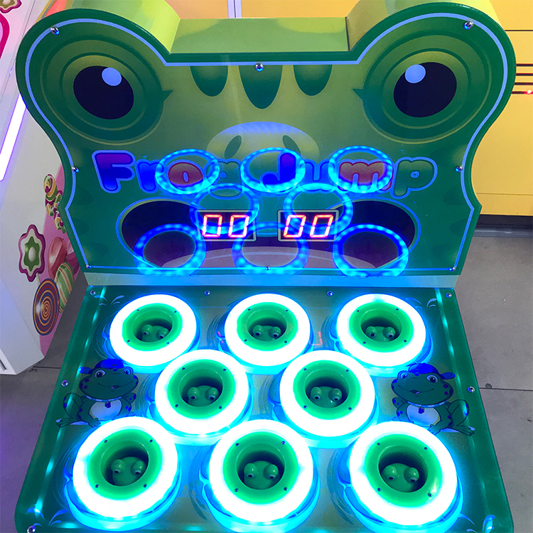Dreamland coin operated hammer ticket games crazy hitting frog kids game machine