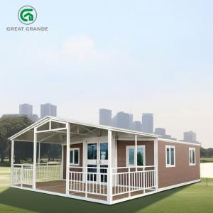 China 20FT Expandable Modular House Galvanized Steel Square Tube Earthquake Resistant wholesale