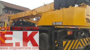 China Japanese Used Crane 50ton boom truck crane, tadano mobile crane boom crane truck (TG500E) wholesale