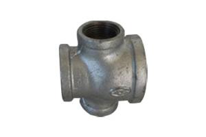 China Cross Galvanised Malleable Iron Pipe Fittings wholesale