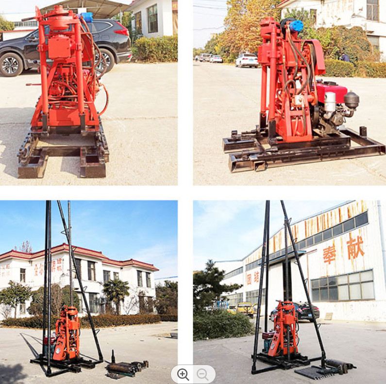 Gold Mining GK 200 Customized Soil Testing Drilling Rig