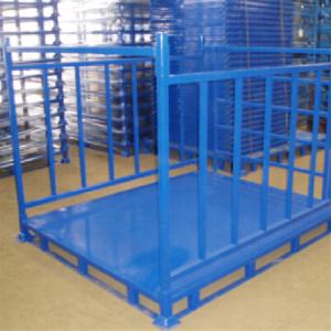 China Powder Coating Warehouse Stack Rack Demountable Stackable Stillage Cage 500KG wholesale